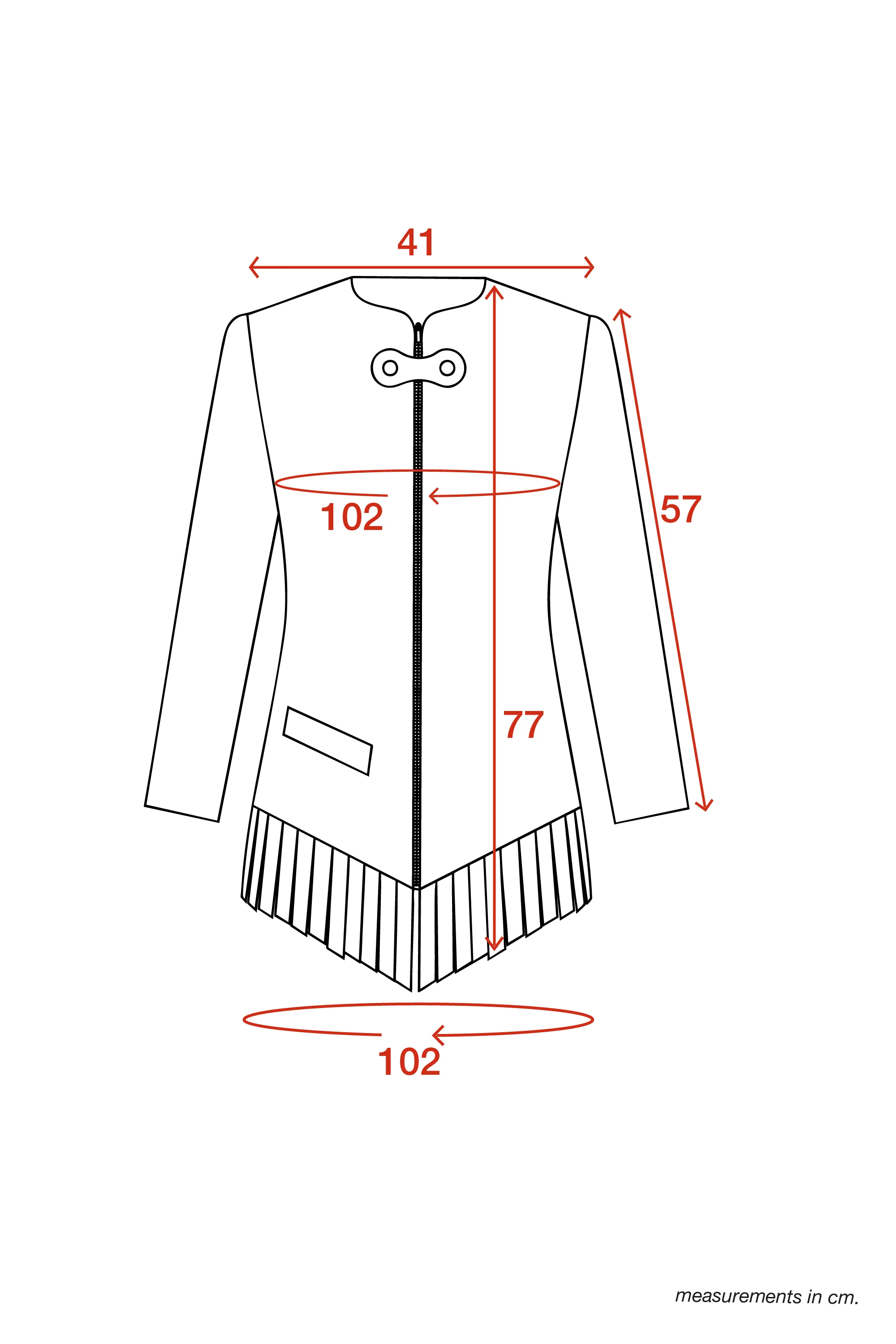 Veste à franges - Héritage 16 - Image 5